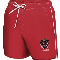 Zillertaler Trachtenwelt Freizeithosen & Badehosen-Kinder Badehose "Austria", Rot