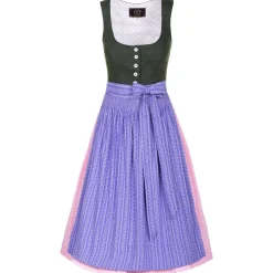 Zillertaler Trachtenwelt Dirndl-Kinder Dirndl "Ausseer", -Violett Grün