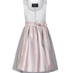 Zillertaler Trachtenwelt Dirndl-Kinder Dirndl "Frida", Silber Grau