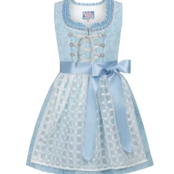 Zillertaler Trachtenwelt Dirndl-Kinder Dirndl "Kaja", Hell Blau