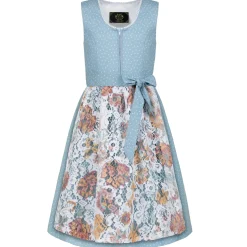 Zillertaler Trachtenwelt Dirndl-Kinder Dirndl "Ulli", Hell Blau