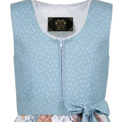 Zillertaler Trachtenwelt Dirndl-Kinder Dirndl "Ulli", Hell Blau