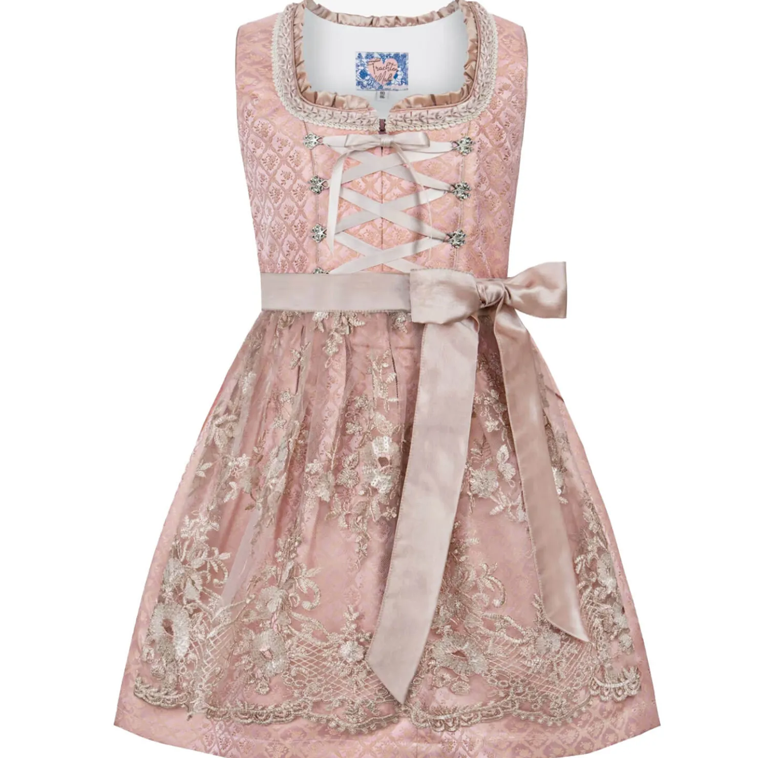 Zillertaler Trachtenwelt Dirndl-Kinder Dirndl "Wendy", Rosa