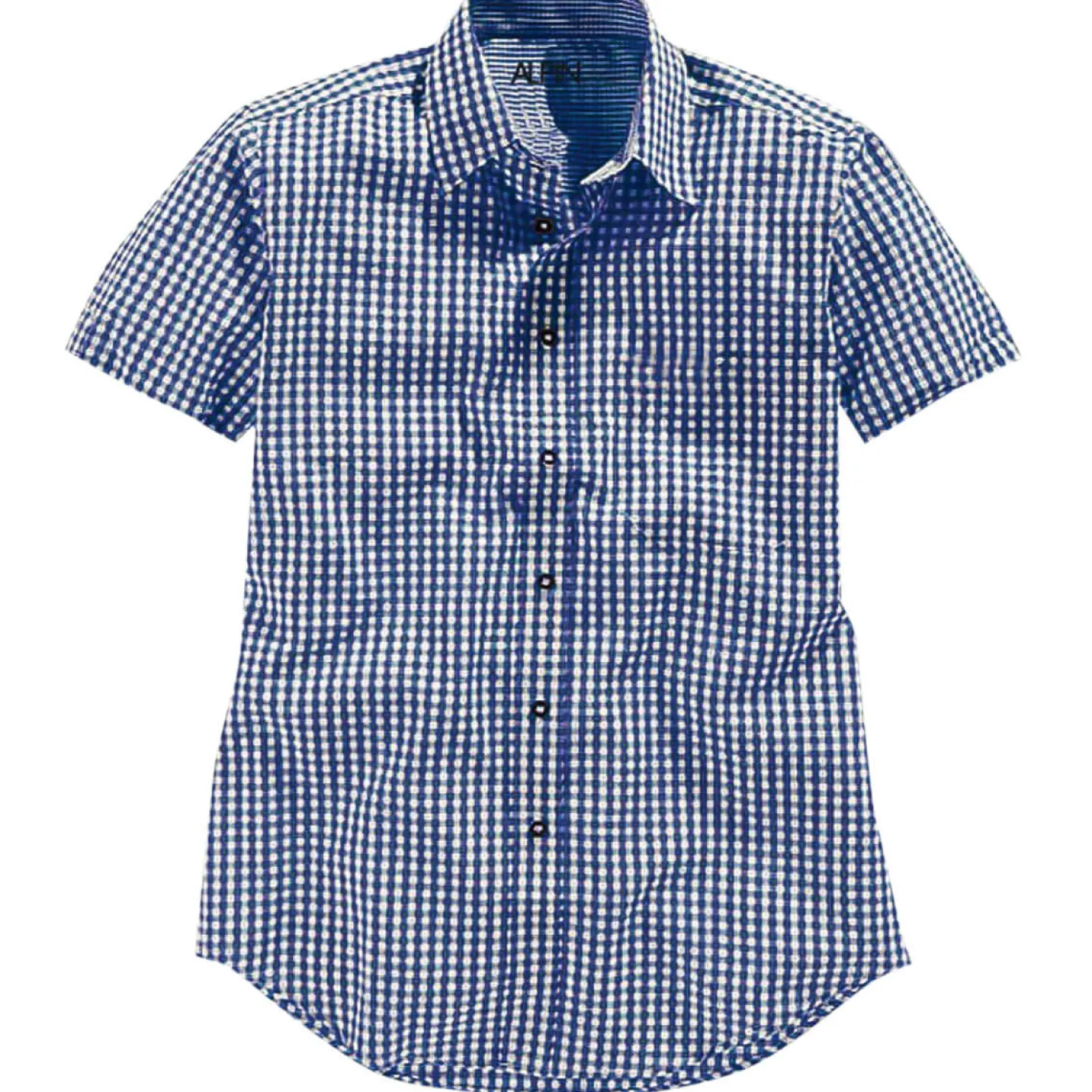 Zillertaler Trachtenwelt Blusen & Hemden-Kinder Hemd "Chiemgau", Kurzarm, -Kariert Blau