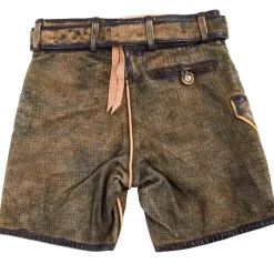 Zillertaler Trachtenwelt Lederhosen-Kinder Lederhose "Ben New", Braun