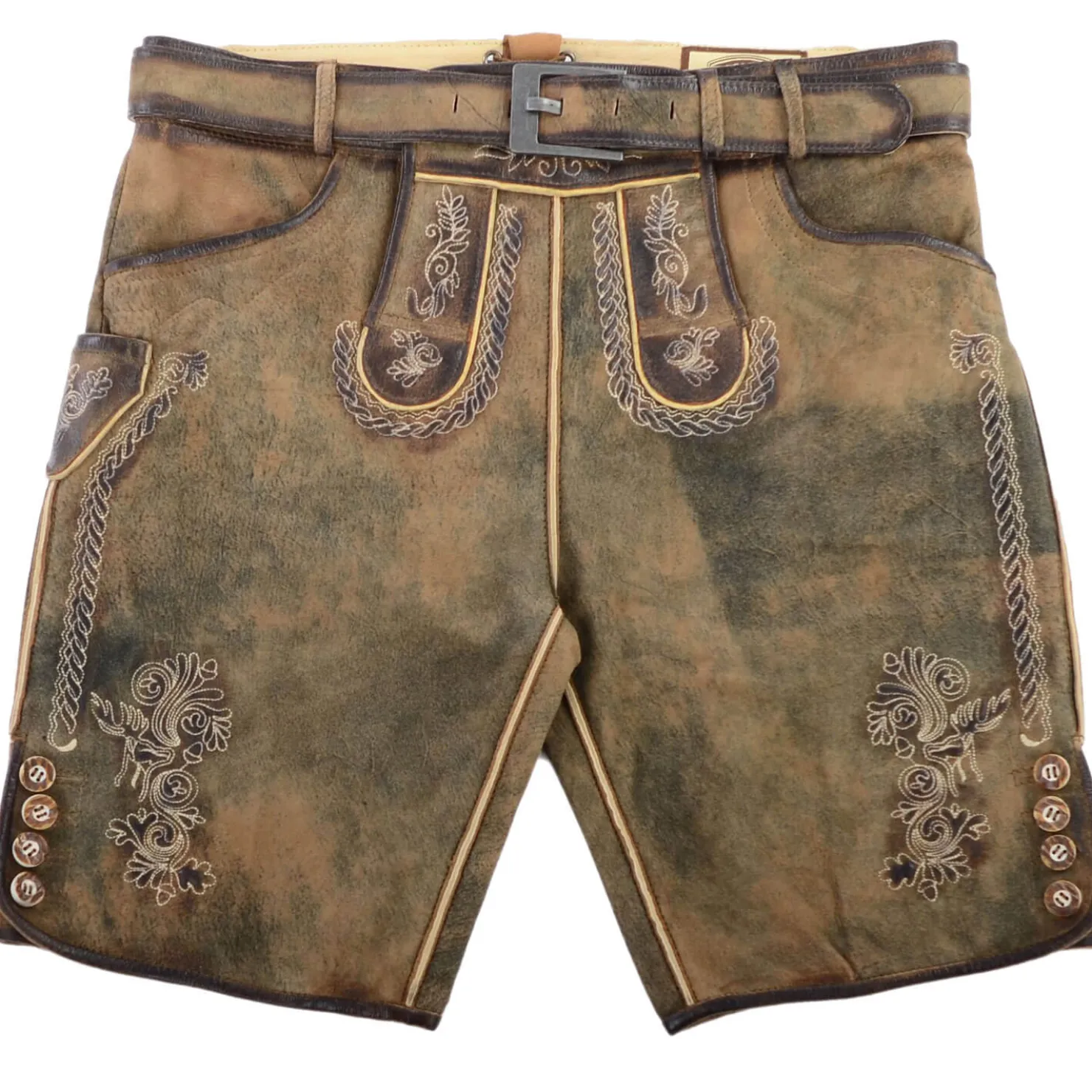Zillertaler Trachtenwelt Lederhosen-Kinder Lederhose "Tomsi", Braun