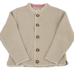 Zillertaler Trachtenwelt Jacken & Anzüge-Kinder Strickjacke "Lukas", Beige