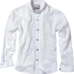 Zillertaler Trachtenwelt Blusen & Hemden-Kinder Trachtenhemd "Bastian", Weiß