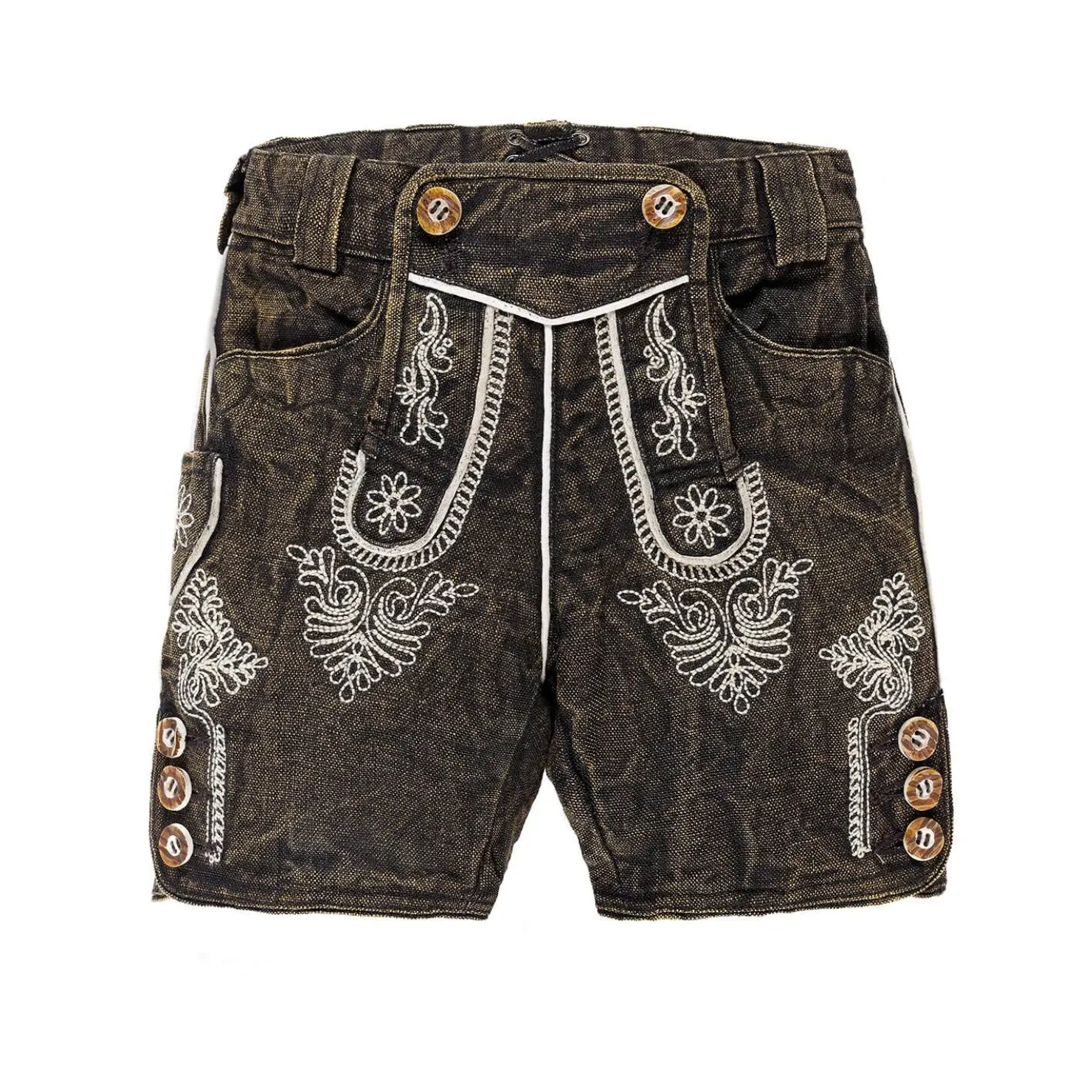 Zillertaler Trachtenwelt Freizeithosen & Badehosen-Kinder Trachtenhose "Joseph", Braun