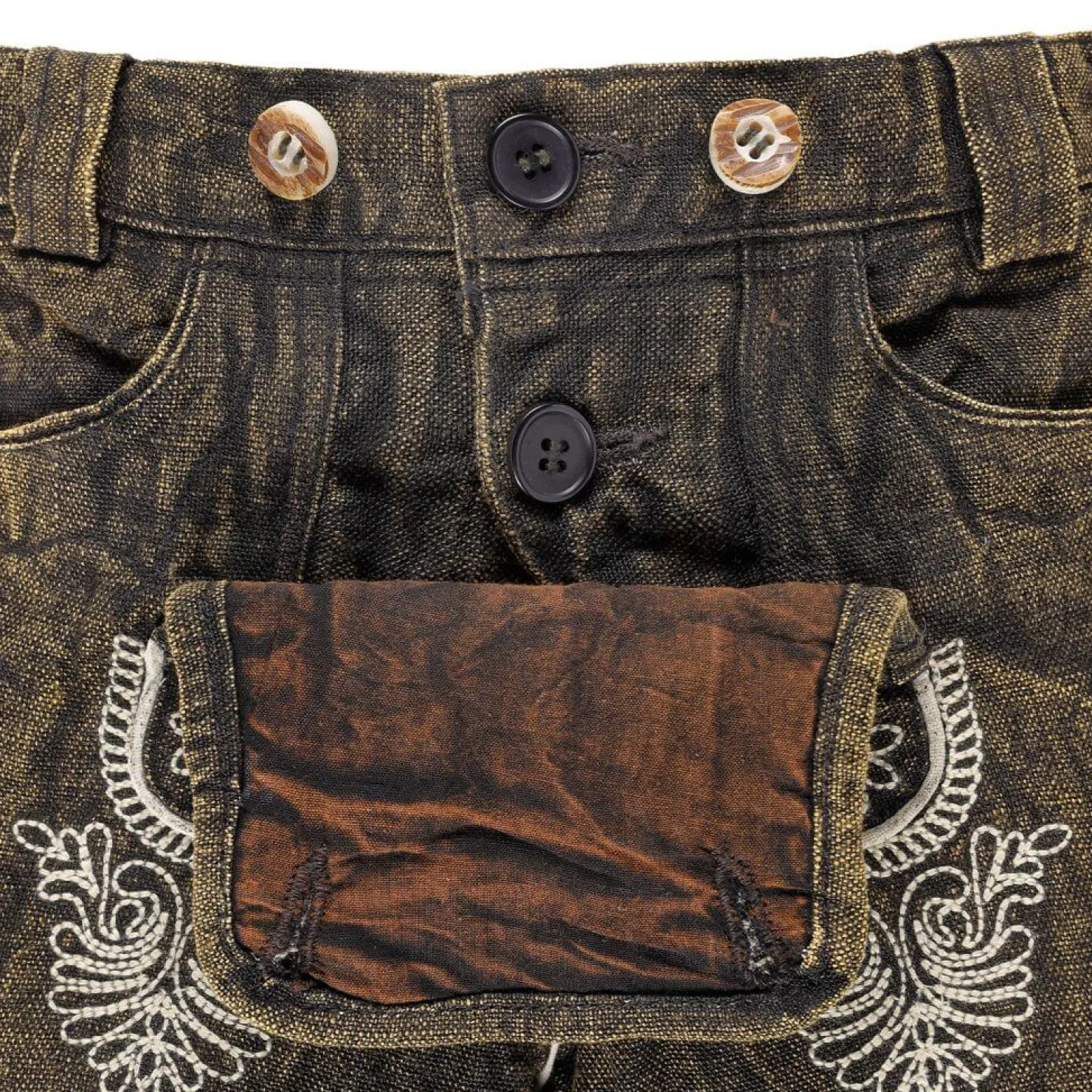 Zillertaler Trachtenwelt Freizeithosen & Badehosen-Kinder Trachtenhose "Joseph", Braun