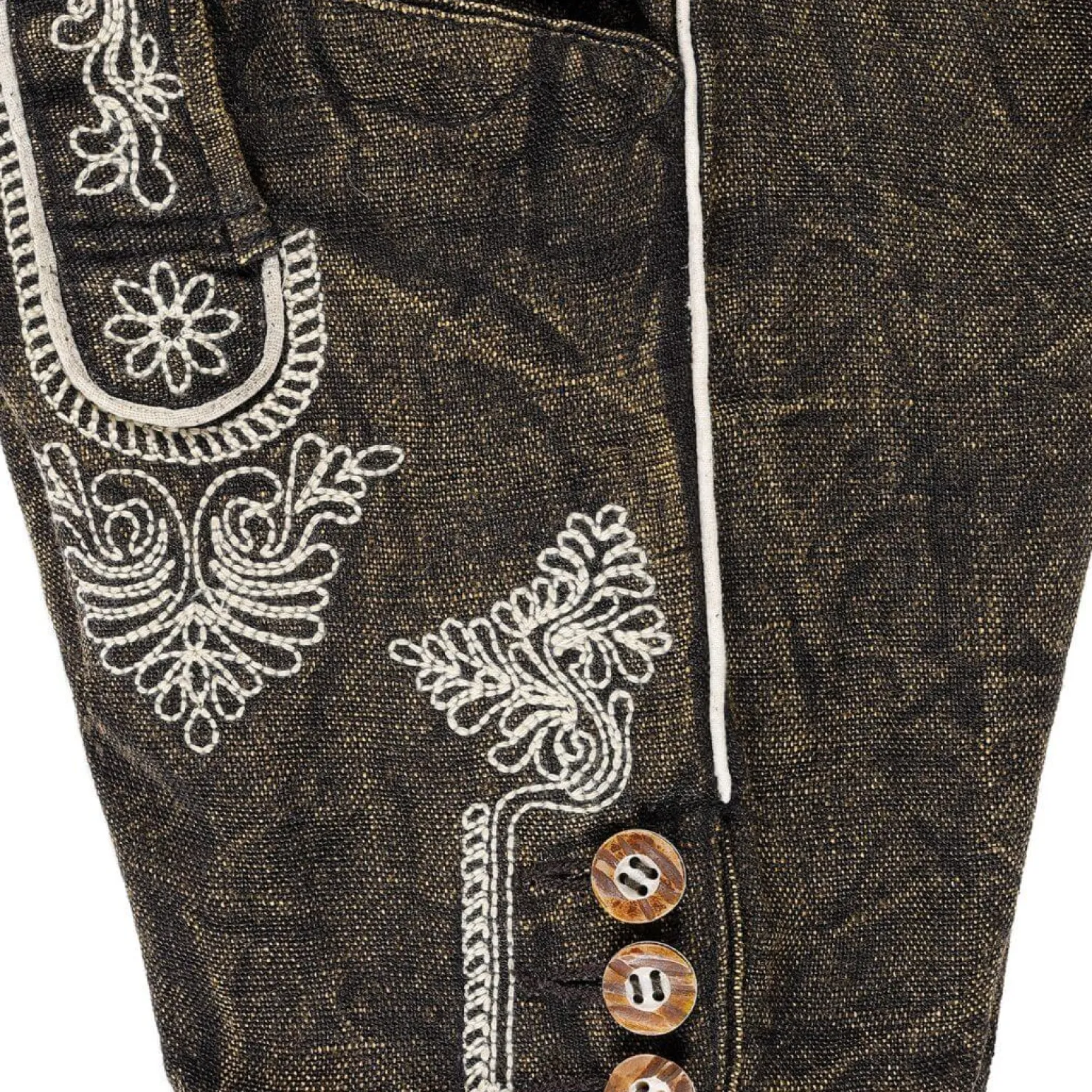 Zillertaler Trachtenwelt Freizeithosen & Badehosen-Kinder Trachtenhose "Joseph", Braun