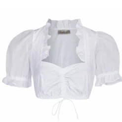 Zillertaler Trachtenwelt Blusen & Hemden-Mädchen Dirndlbluse "Eva", Weiß