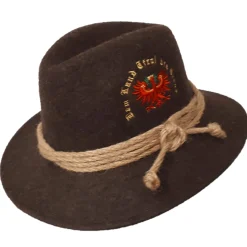 Zillertaler Trachtenwelt Accessoires-Murtal Hut "Tirol", Braun