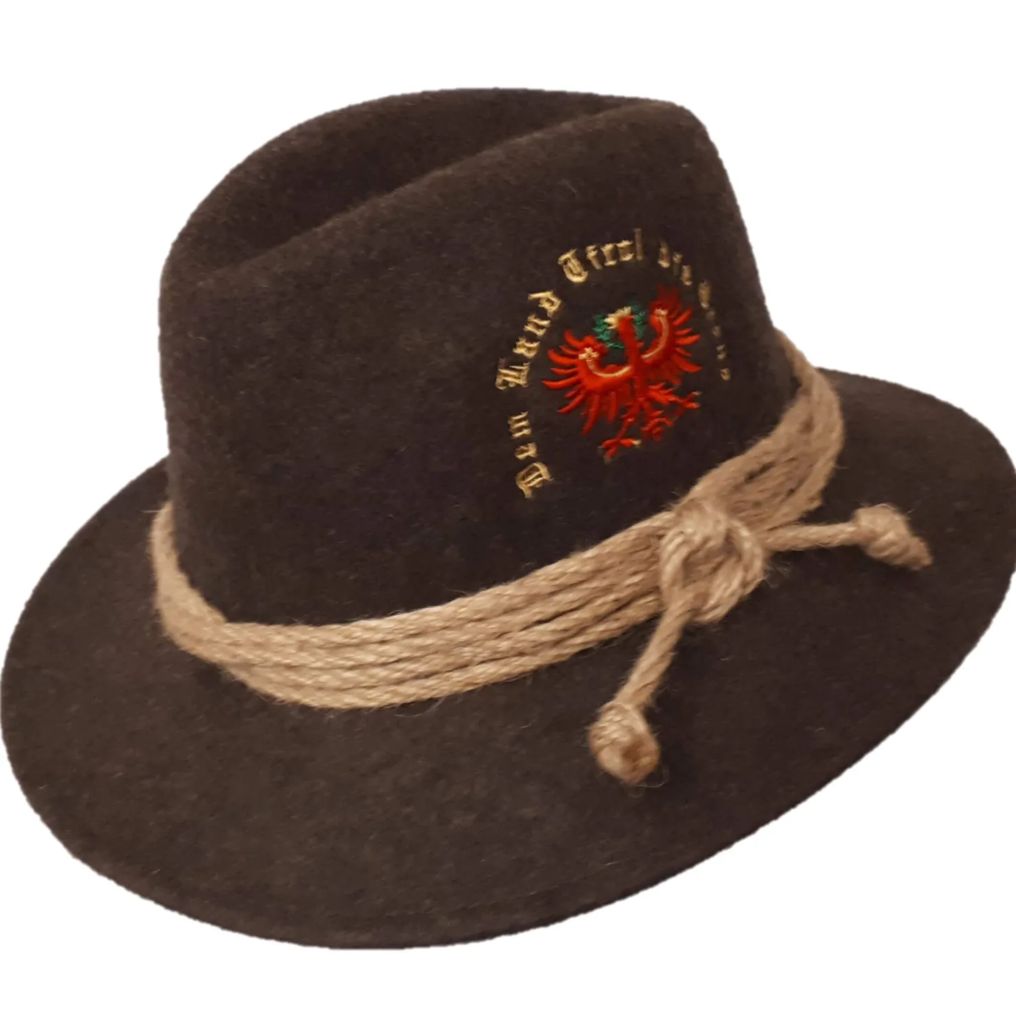 Zillertaler Trachtenwelt Accessoires-Murtal Hut "Tirol", Braun