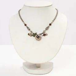 Zillertaler Trachtenwelt Accessoires-Trachtenkette "Alpenrose", Kaffee Braun