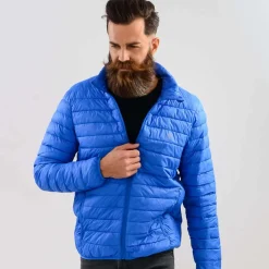 Zillertaler Trachtenwelt Jacken|Jacken-Unisex Daunen-Optik-Steppjacke, Blau