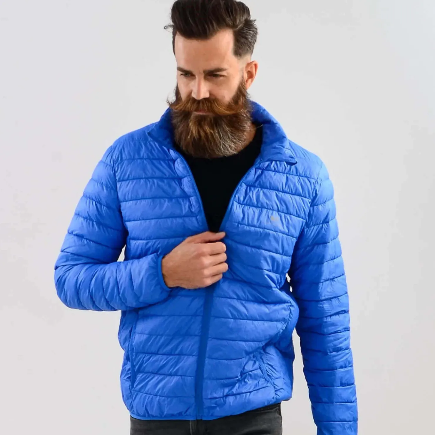 Zillertaler Trachtenwelt Jacken|Jacken-Unisex Daunen-Optik-Steppjacke, Blau