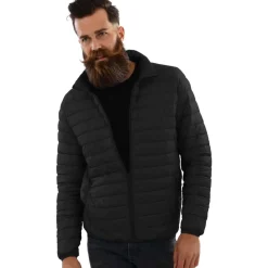 Zillertaler Trachtenwelt Jacken|Jacken-Unisex Daunen-Optik-Steppjacke, Schwarz