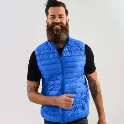 Zillertaler Trachtenwelt Jacken|Jacken-Unisex Daunen-Optik-Steppweste, Blau