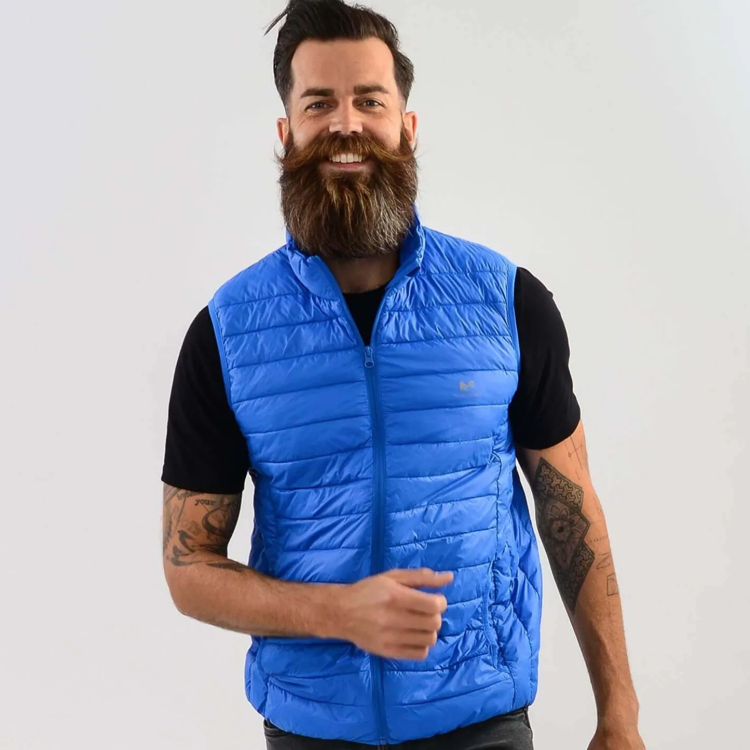 Zillertaler Trachtenwelt Jacken|Jacken-Unisex Daunen-Optik-Steppweste, Blau